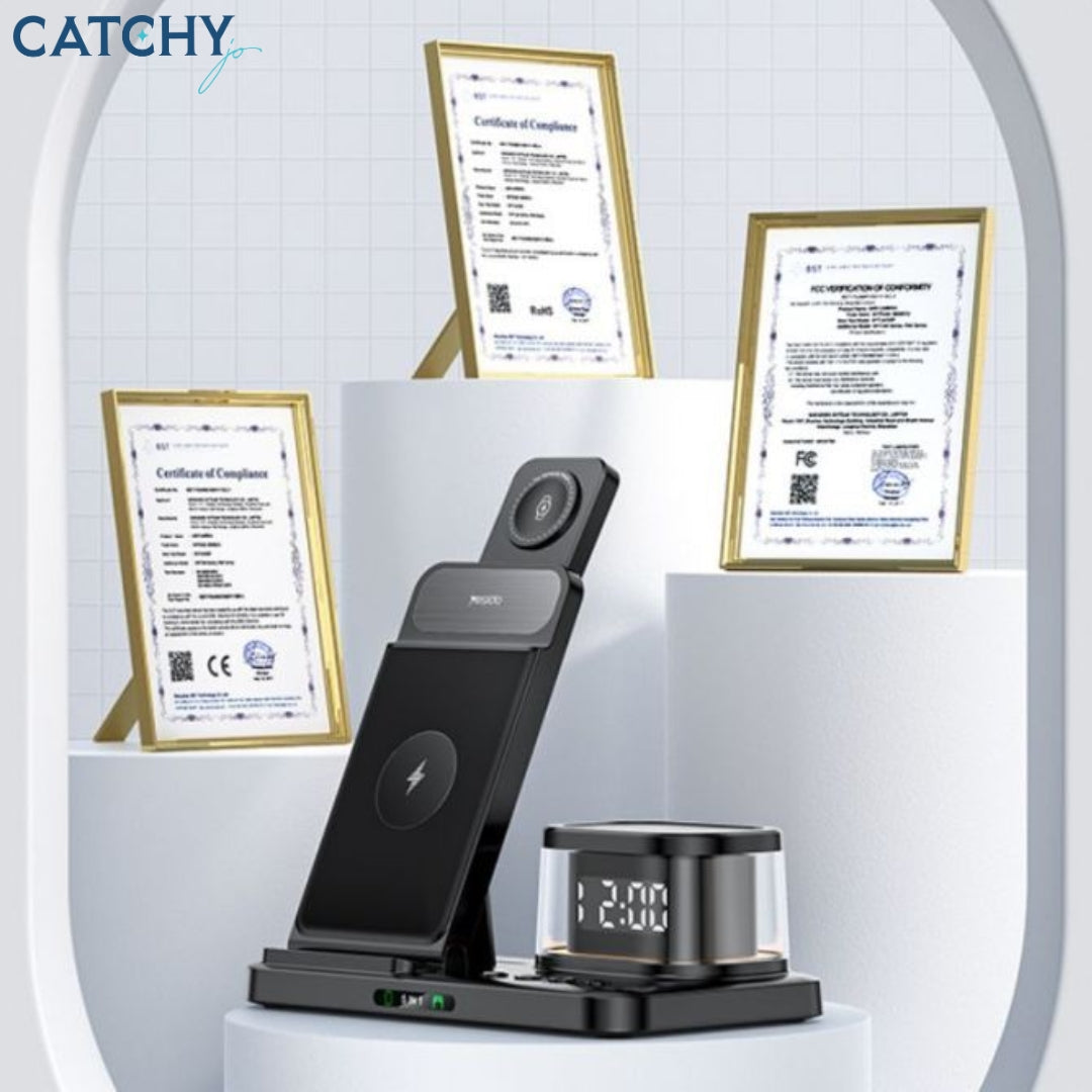 YESIDO DS23 5 in 1 Wireless Charging Stand (15W)