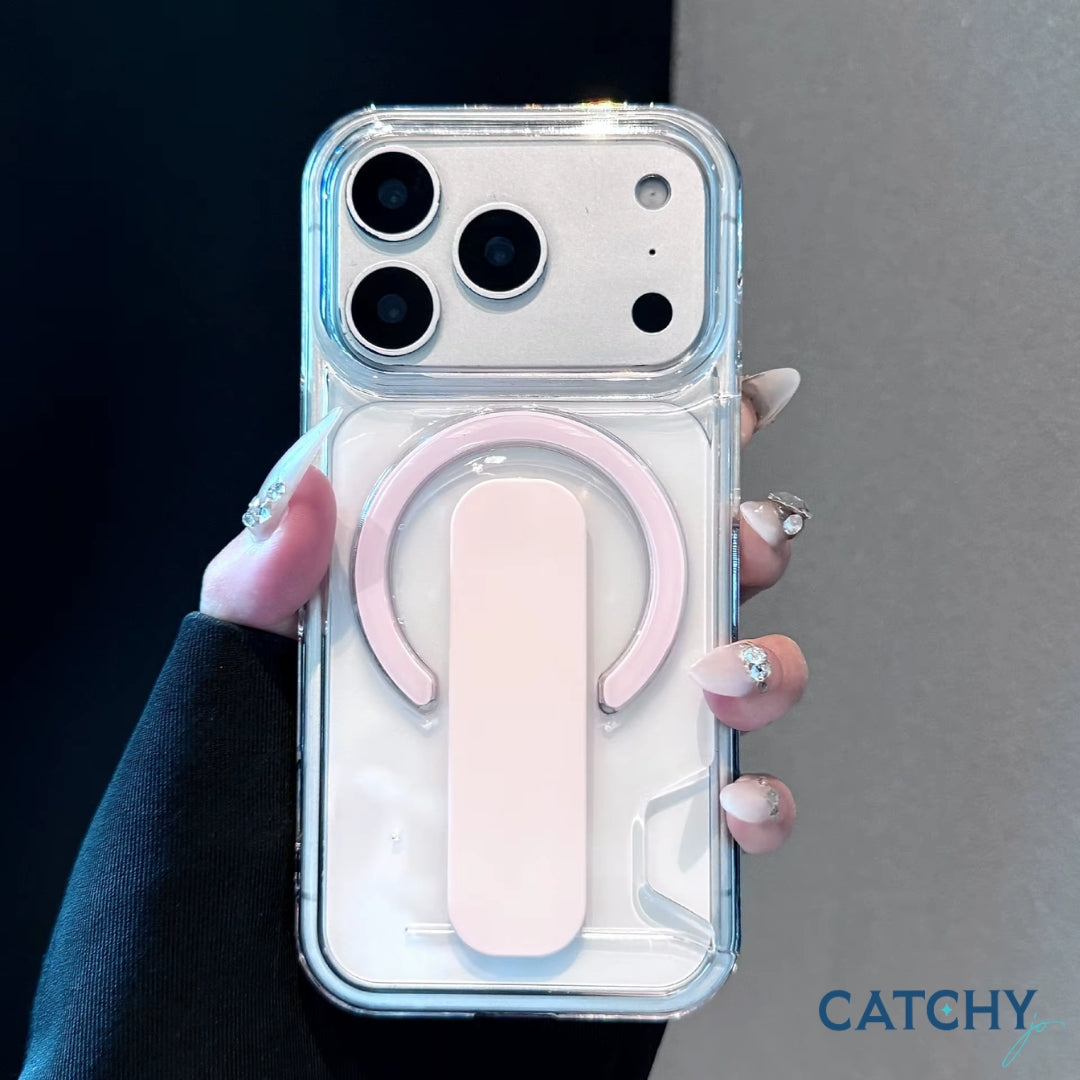 Luxury Card Holder Clear iPhone Case