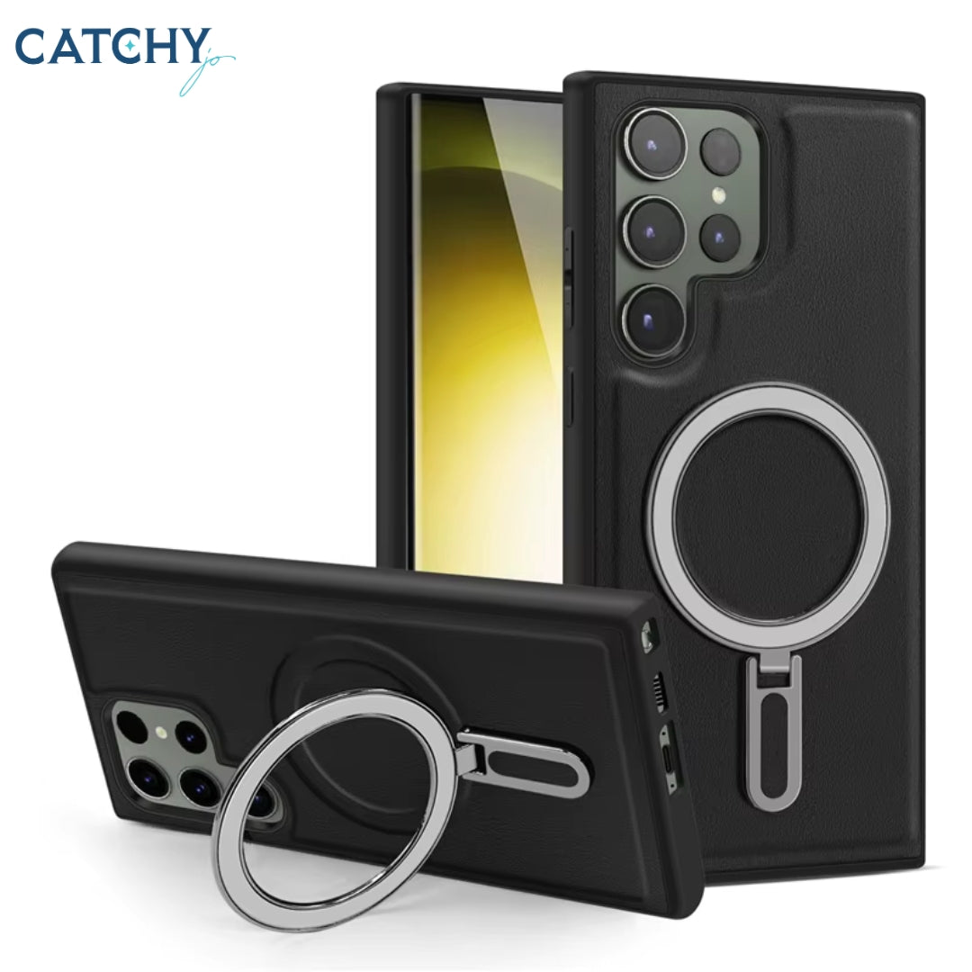 Samsung Vintage Leather Magnetic Case