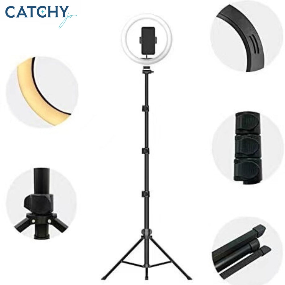 JMARY FM-536A Ring Light With Tripod & Remote