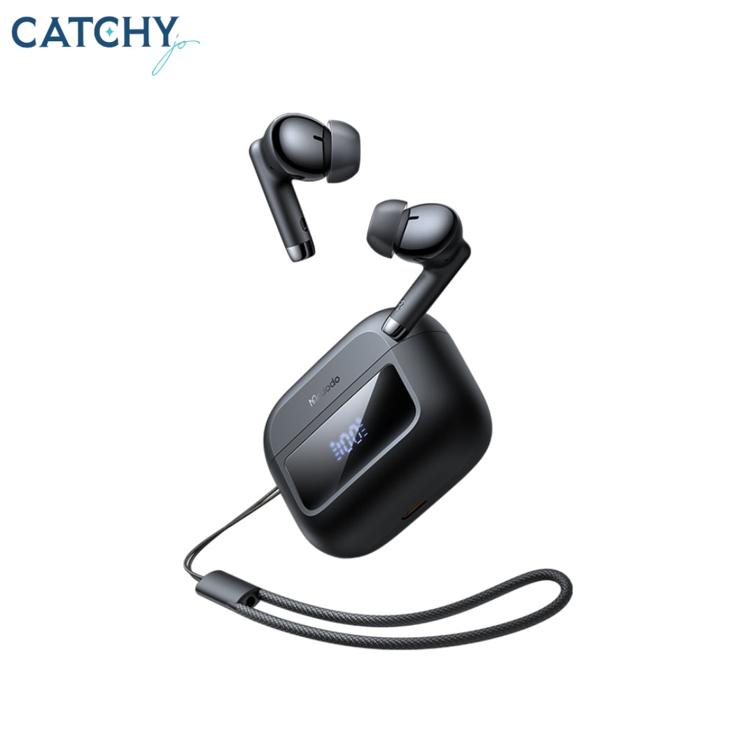 MCDODO Lanyard Tied Portable Digital Display TWS Earbuds