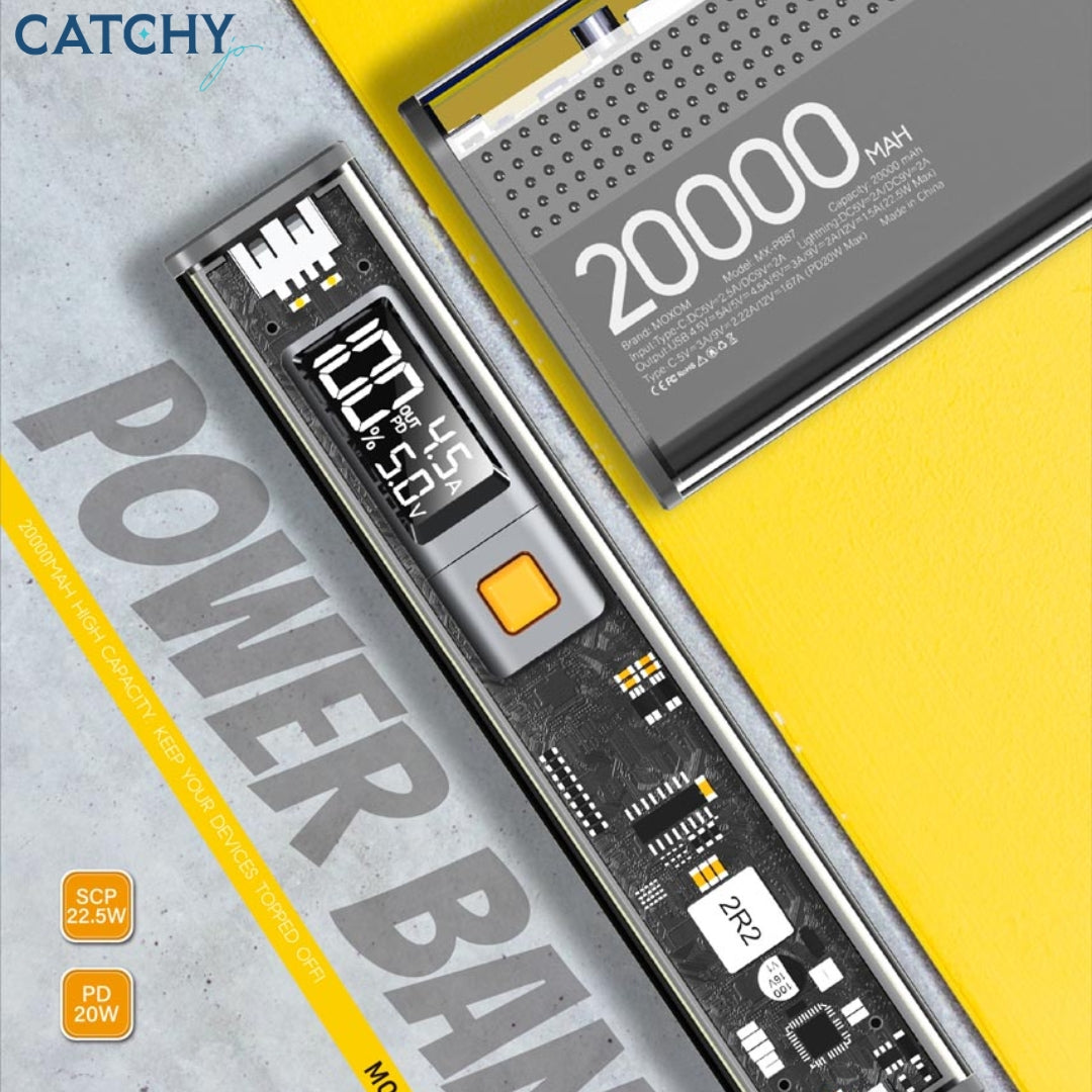 Moxom MX-PB87 Transparent Power Bank (20000mAh) Moxom MX-PB87 Transparent Power Bank (20000mAh)