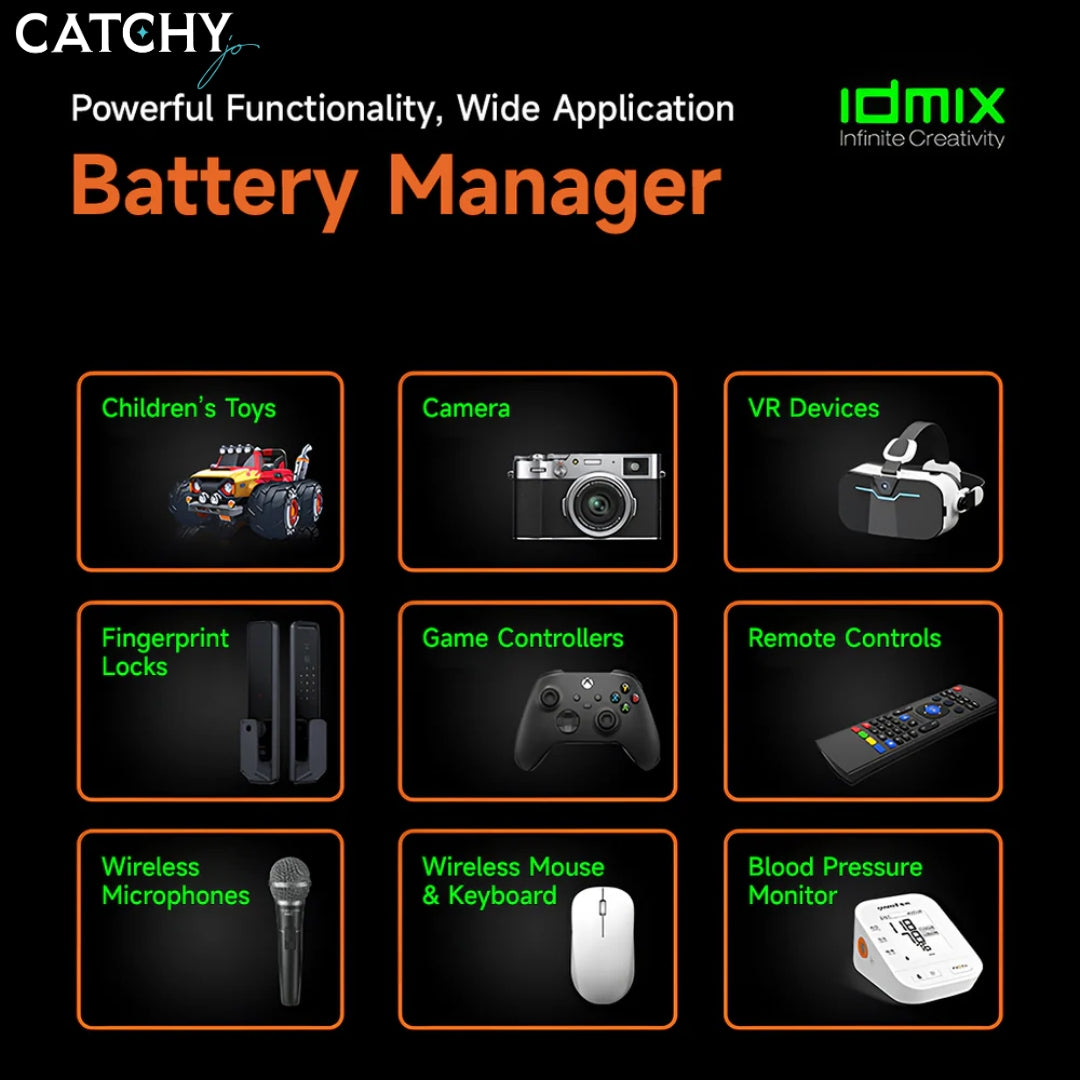IDMIX 2A08 Rechargeable Battery Set