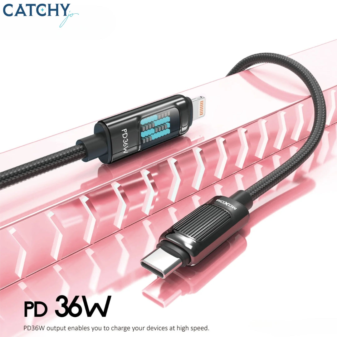 Moxom LX-CB906 Type-C To Lightning Data Cable (36W)