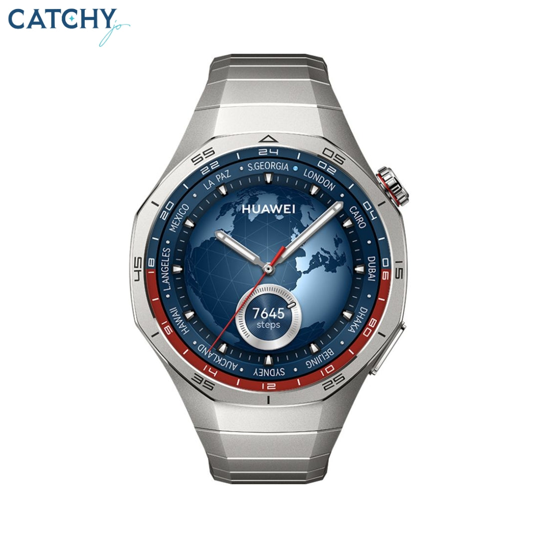 ساعة Huawei Watch GT5 Pro باللون الفضي