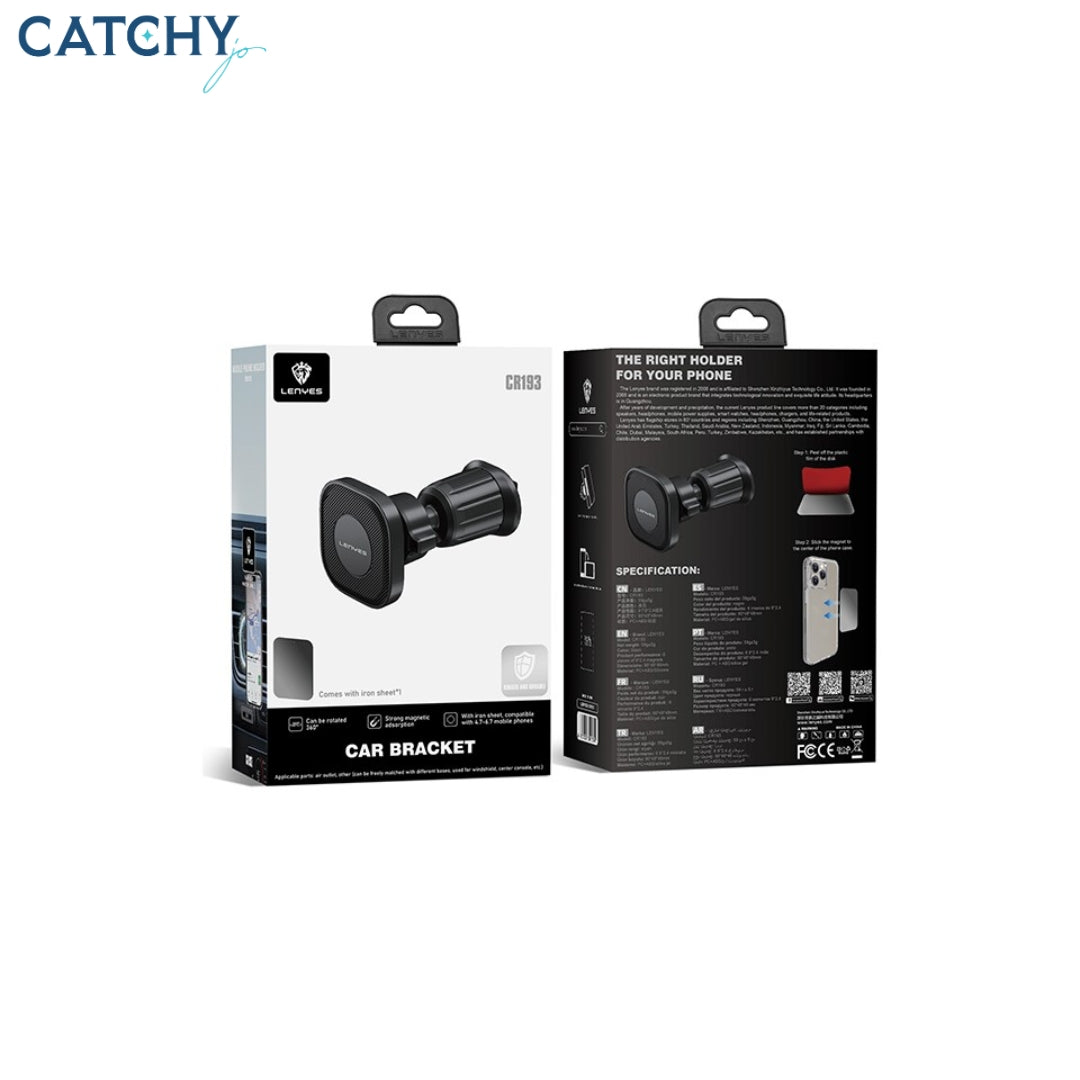 LENYES CR193 Magnetic Car Phone Holder Air Vent
