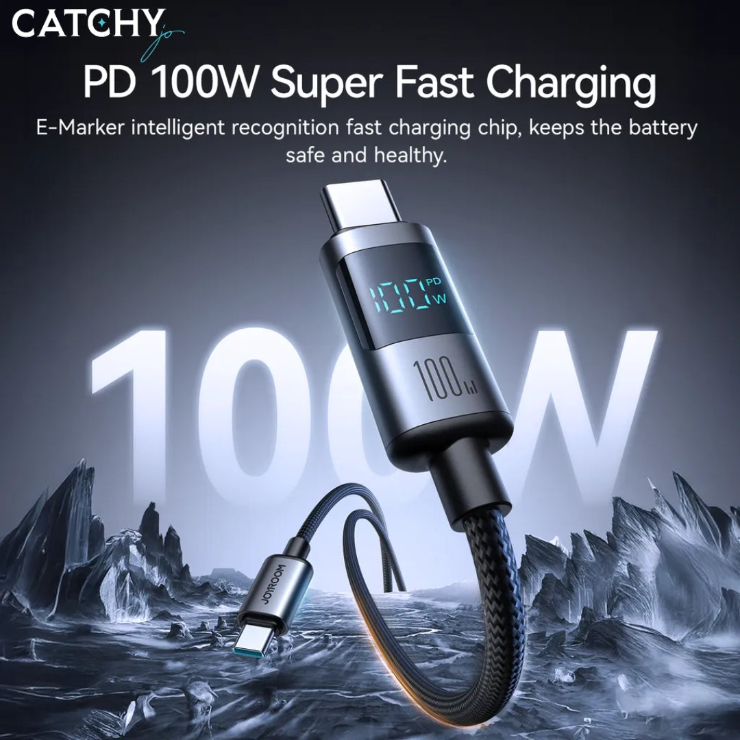 JOYROOM S-A16 Pro Prism Series Digital Display Fast Charging Cable (1.2M)