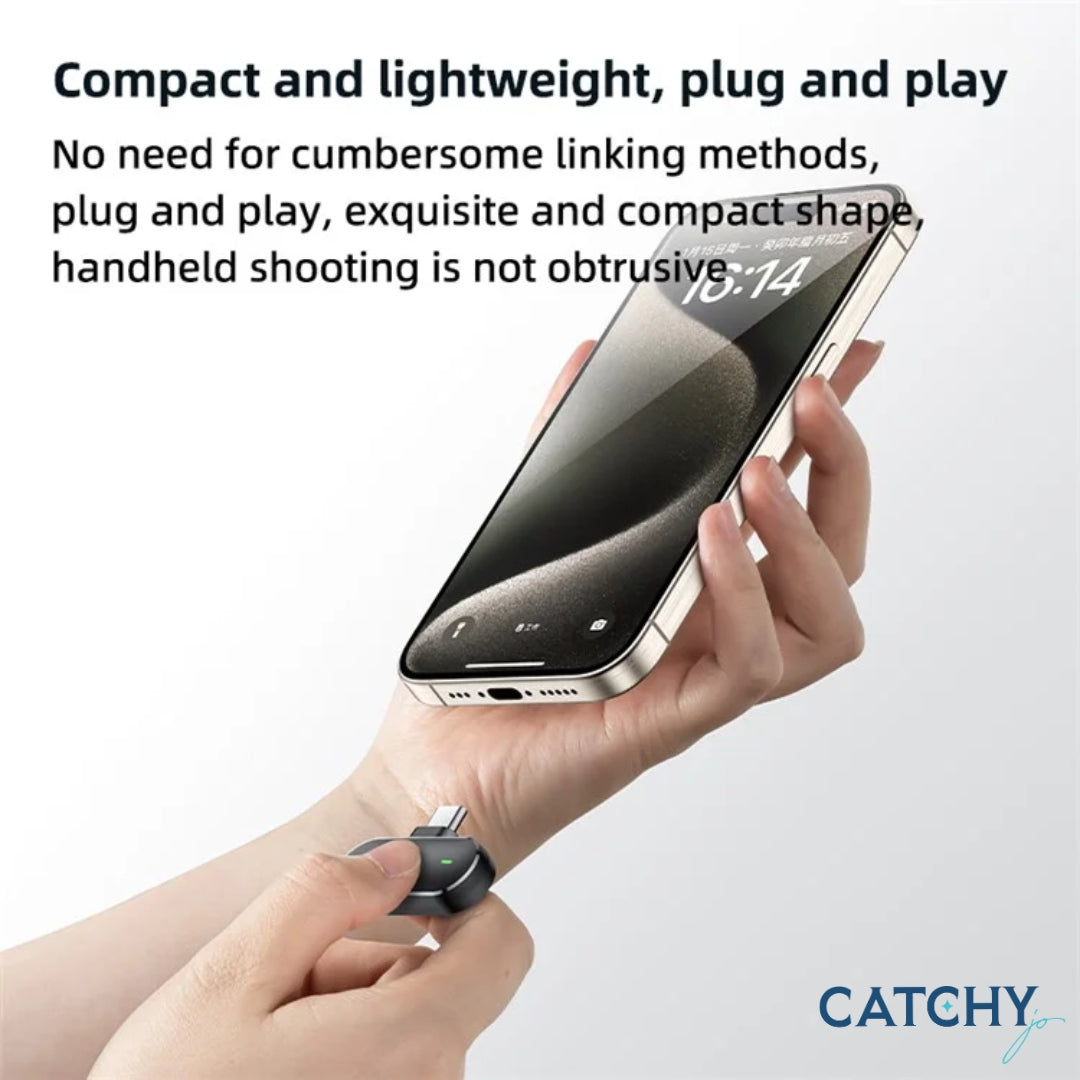 YESIDO KR17 Type-C  Lavalier Microphone System With Charging Case