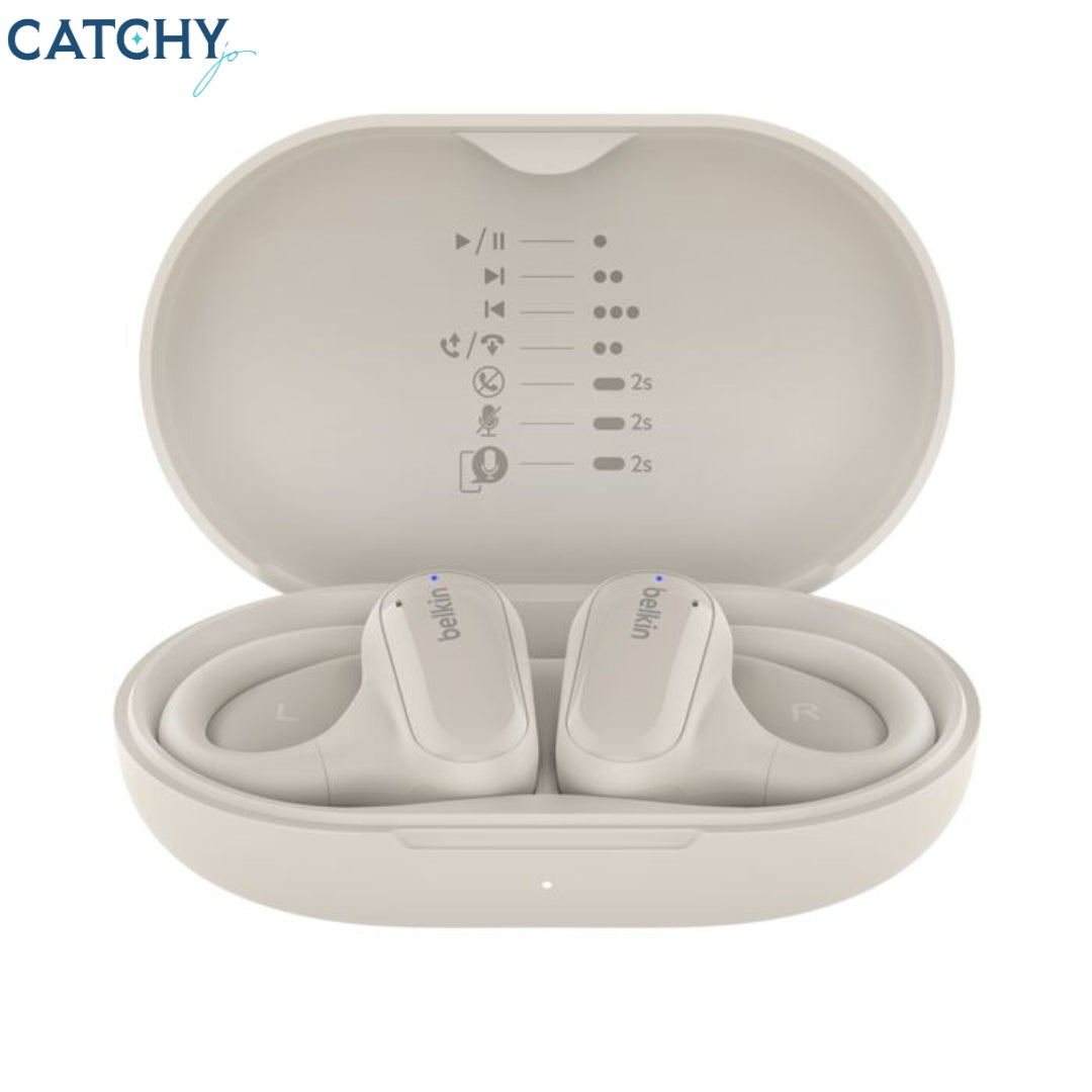 BELKIN SoundForm ClearFit Open-Ear Wireless Earbuds