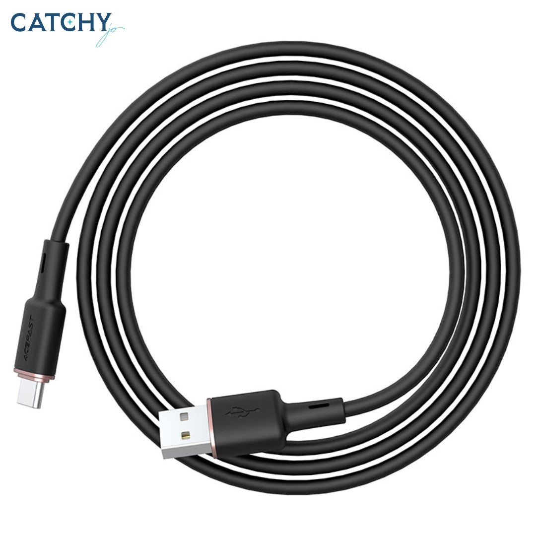 ACEFAST C2-04 USB-A to USB-C Zinc Alloy Silicone Charging Data Cable