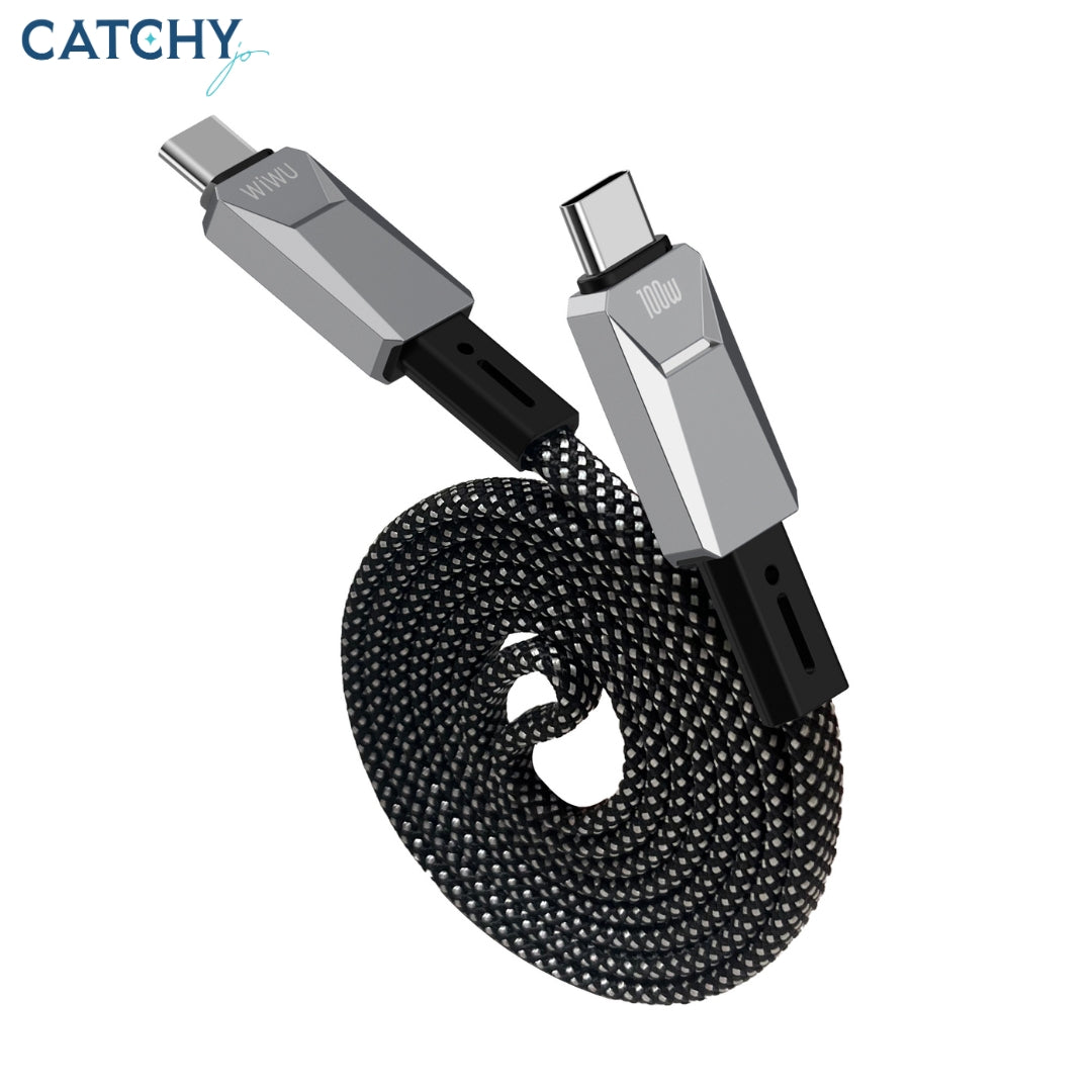 WiWU Wi-C078 Cyberlink USB-C To USB-C Cable 1M (100W)