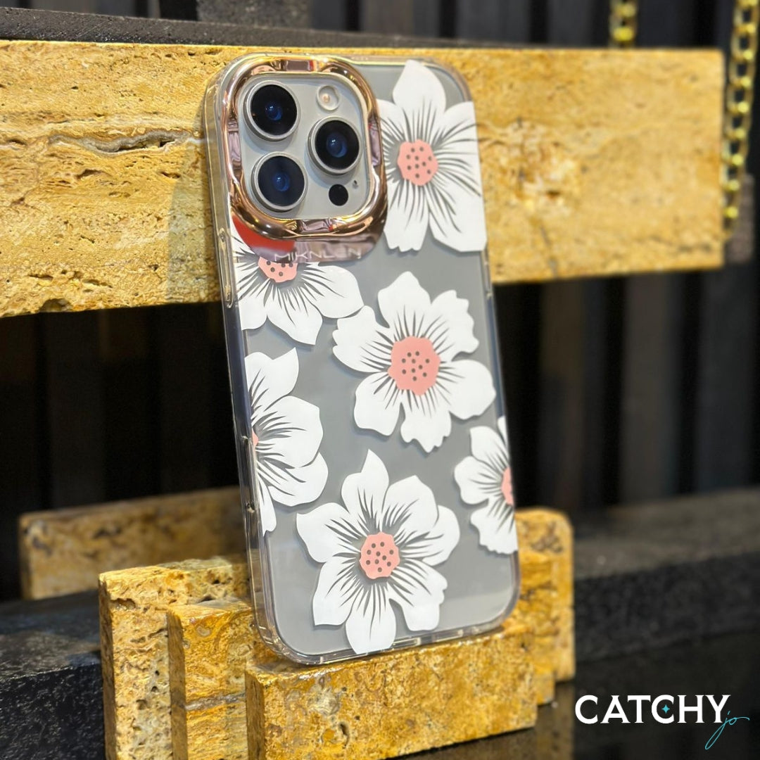 iPhone Hard Colorful Flower Case