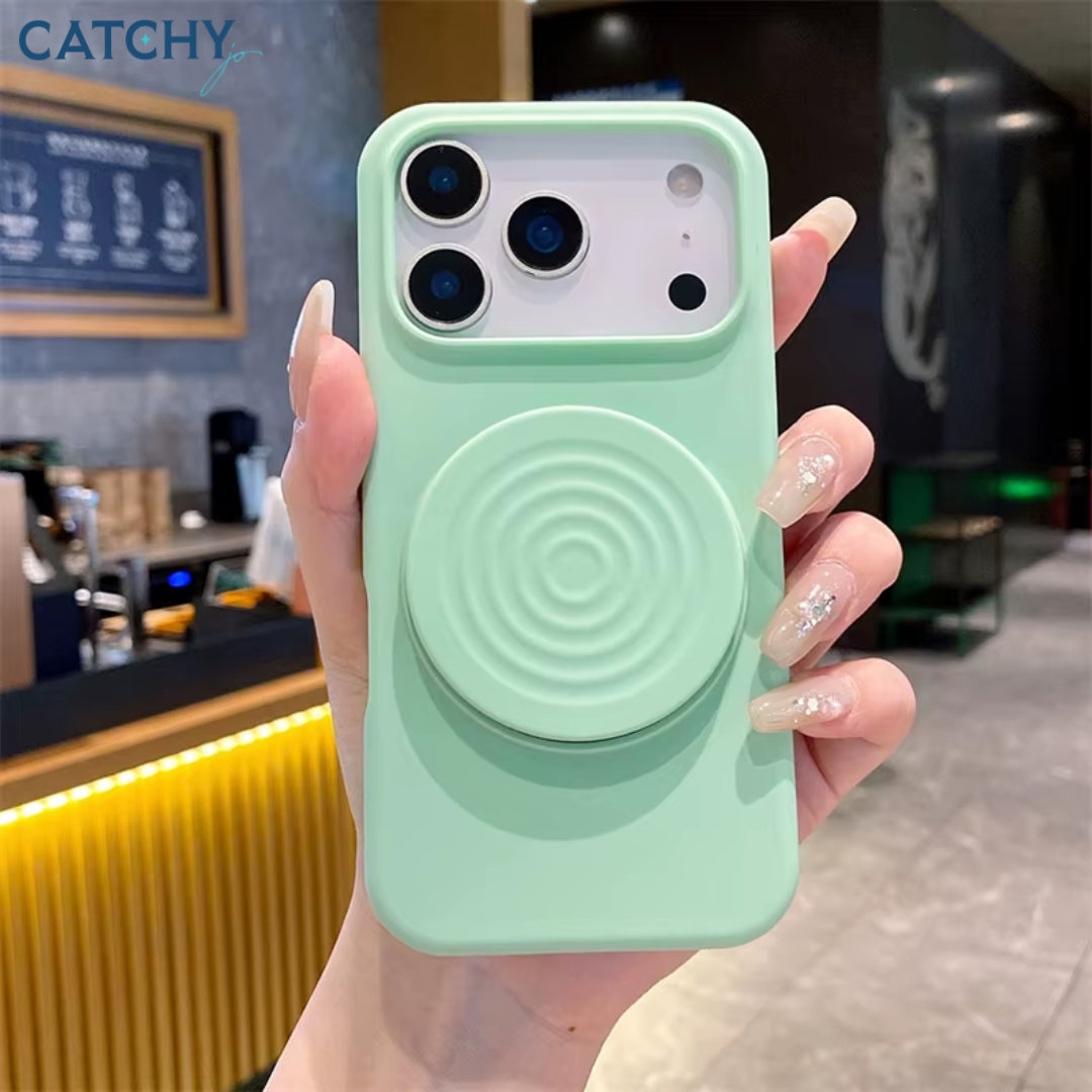 iPhone Ripple Liquid Silicone Stand Case