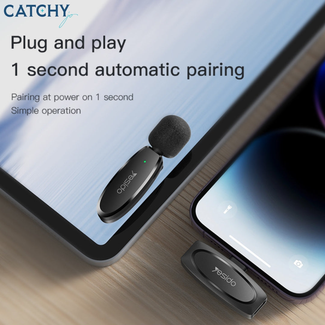 YESIDO KR14 Lightning Double Wireless Microphone Double