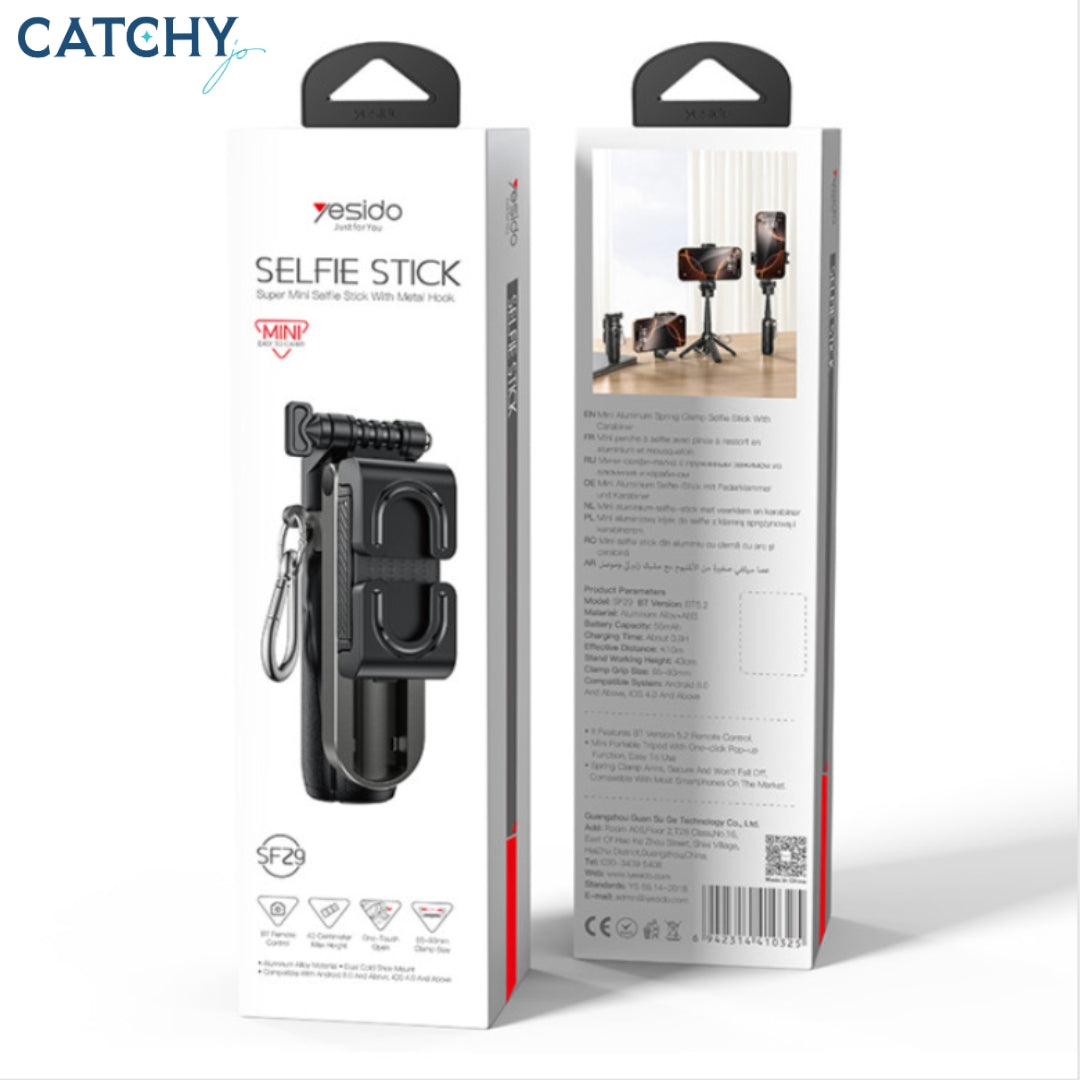 YESIDO SF29 360 Rotation Tripod Mini Selfie Stick