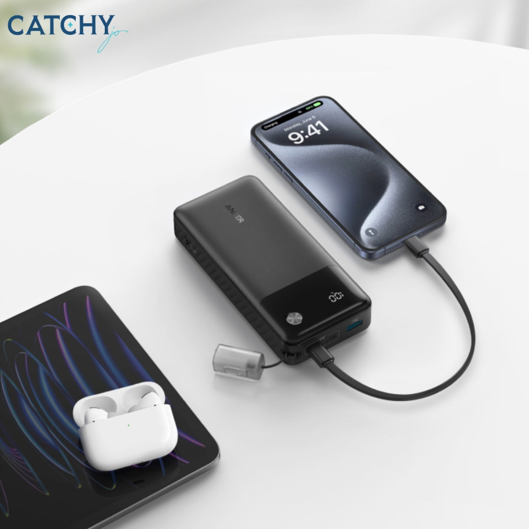 Anker Power Bank With USB-C Cable Cable (20000mAh)