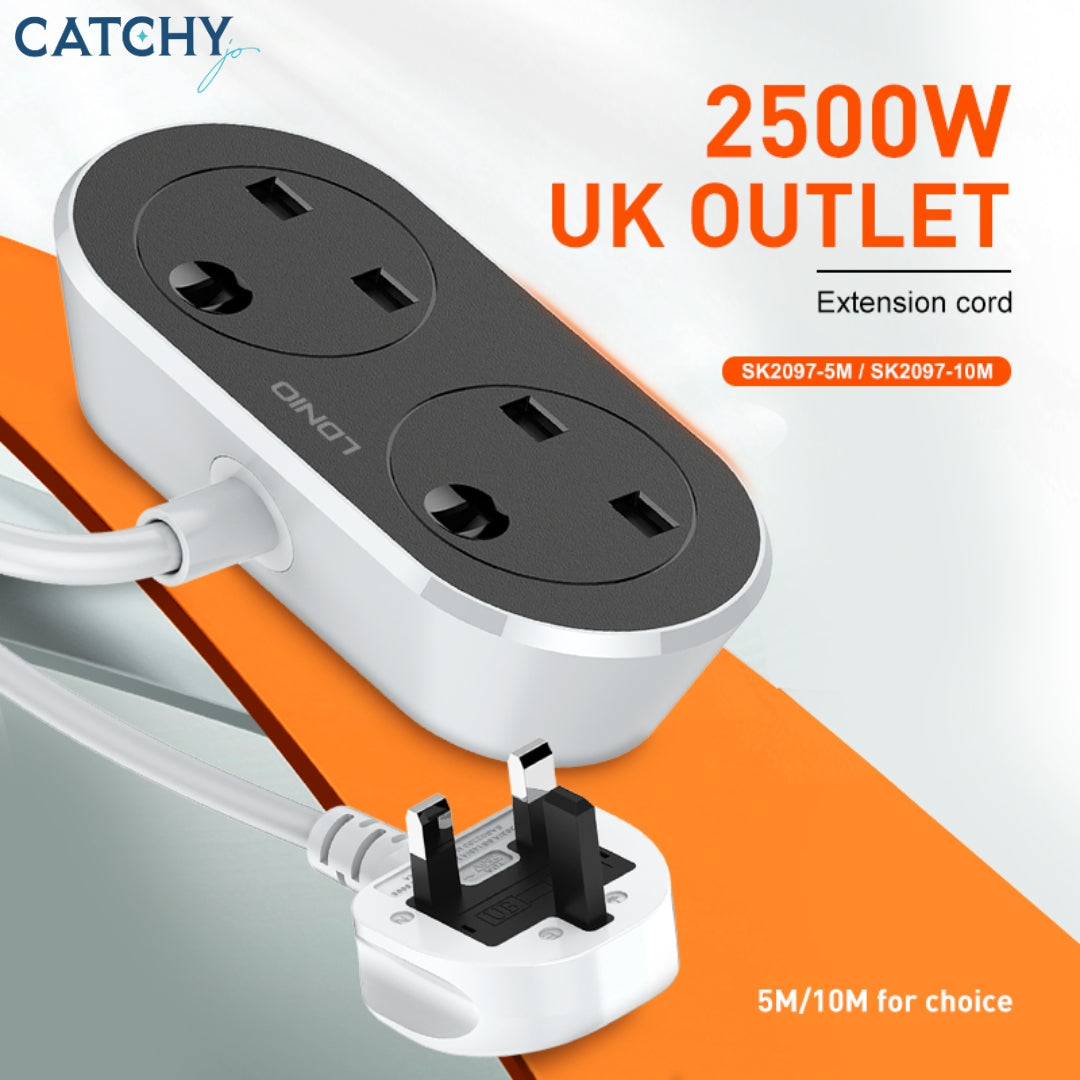 LDNIO SK2097 High Power Strip Socket (2500W) LDNIO SK2097 High Power Strip Socket (2500W)