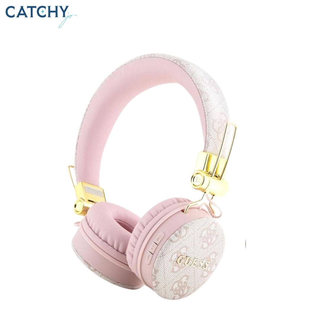 GUESS سماعة رأس بلوتوث جلدية