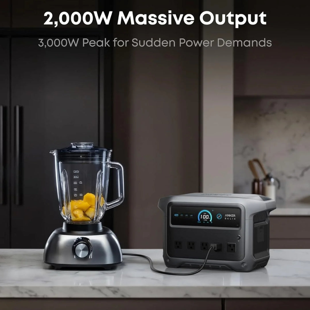 Anker SOLIX C1000 Gen 2 Portable Power Station 1024Wh (2000W)