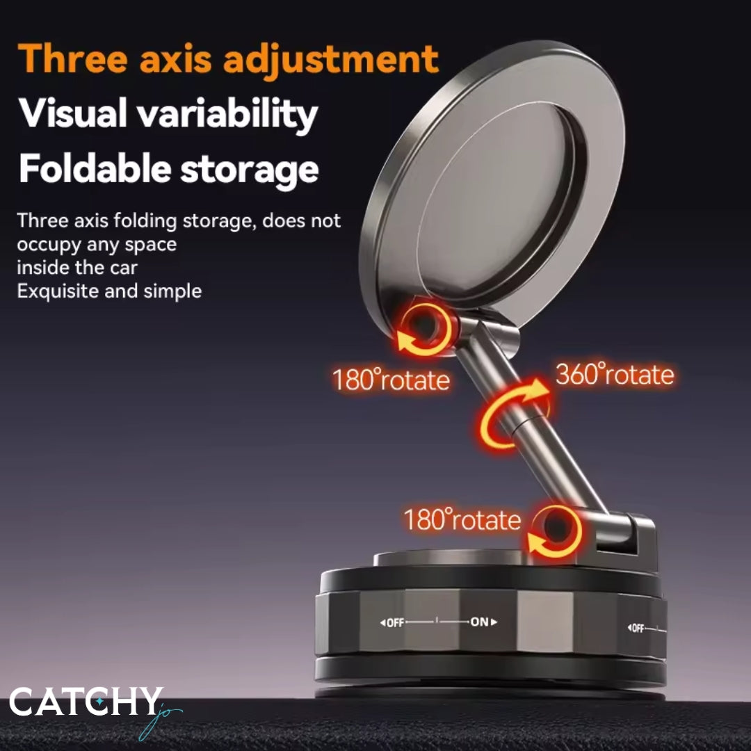 Super Strong 360 Degree Rotation Foldable Magnetic Car Phone Holder
