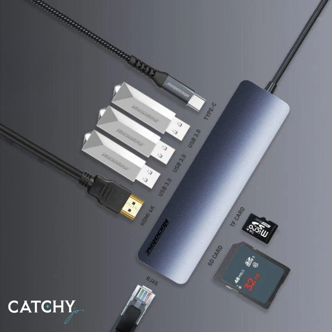 ROCKROSE Infinity 08 Type-C 8 Ports Hub