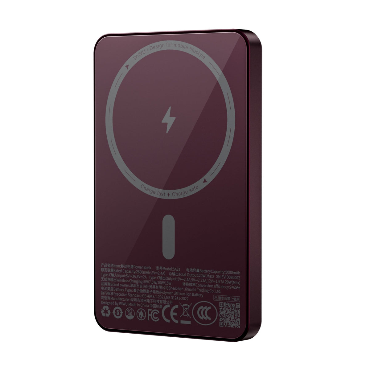 WiWU SA21 Mag Kada Magnetic Power Bank (5000mAh)