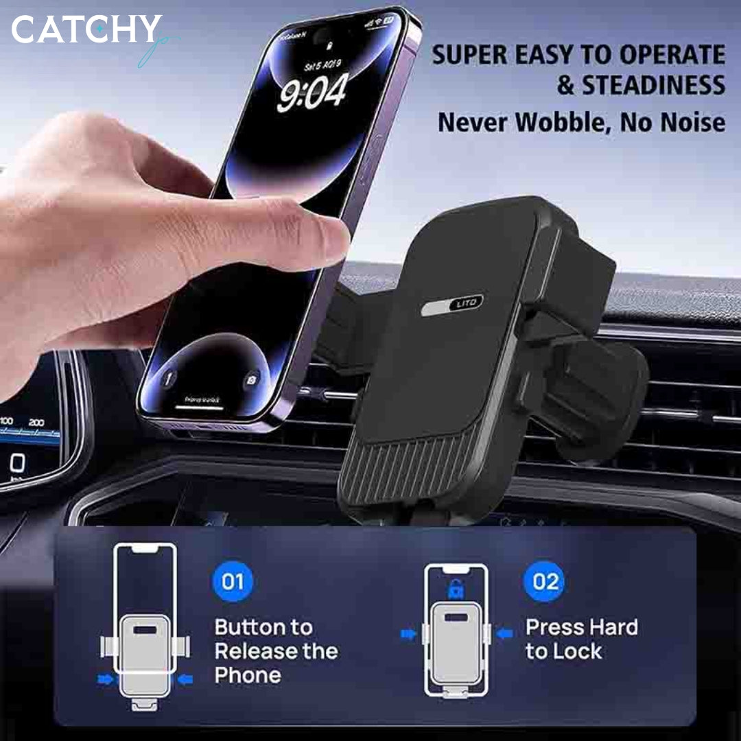 LITO LT‑W08 Gravity Car Phone Holder