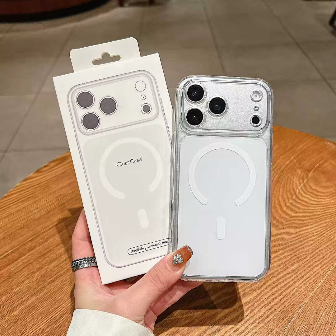 Magnetic Anti-Yellowing Wireless Charger iPhone Case