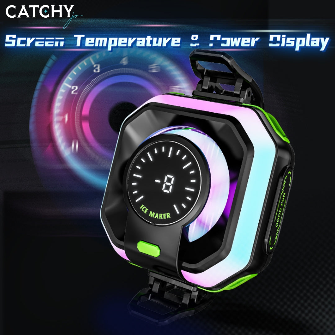 JS86 Digital Display Freeze & Magnetic Semiconductor Mobile Phone Cooler