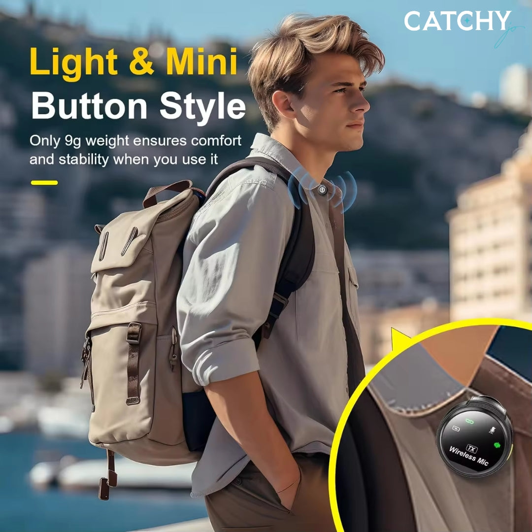 Mini Wireless Noise Cancelling Microphone