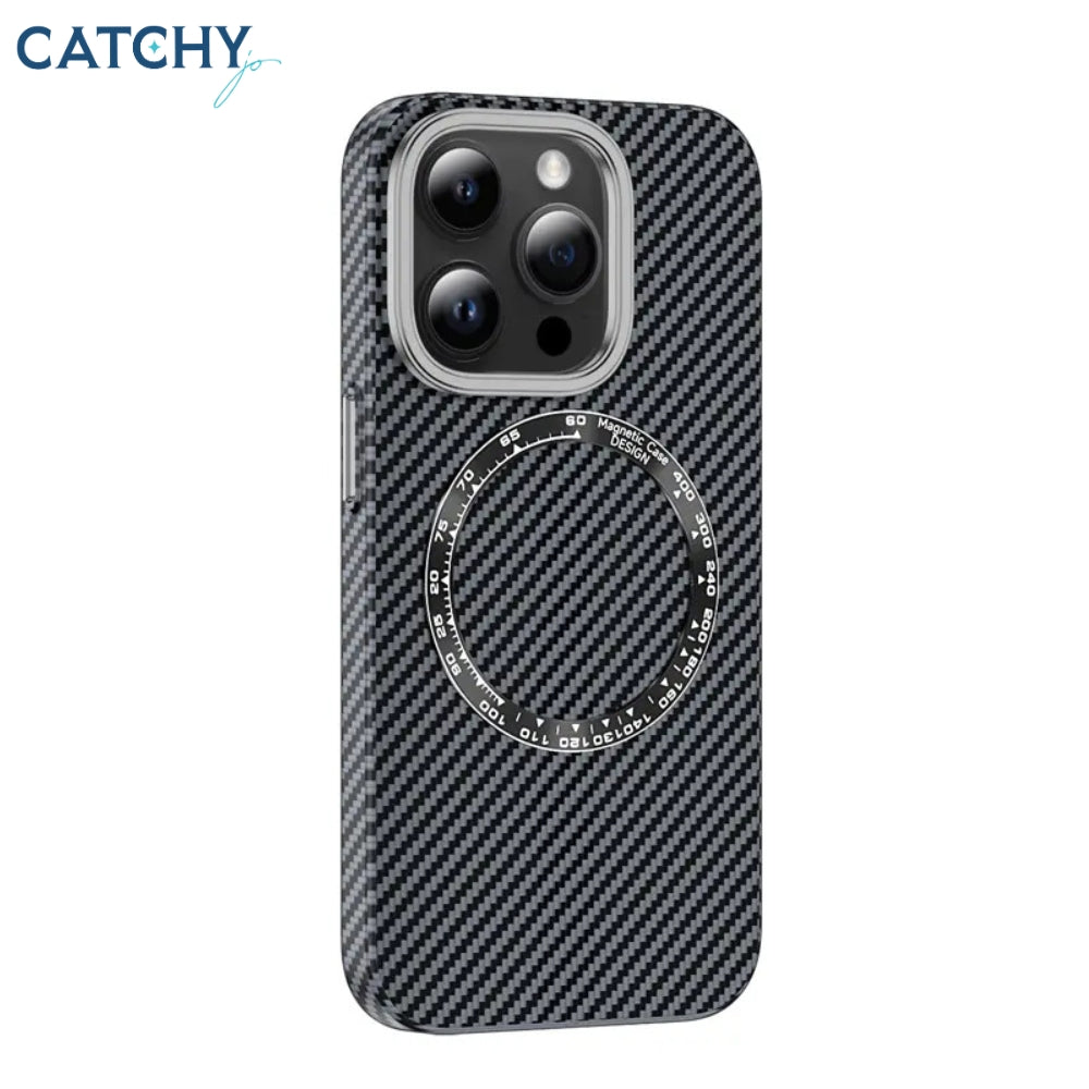 Carbon Fiber Wireless Charger iPhone Case