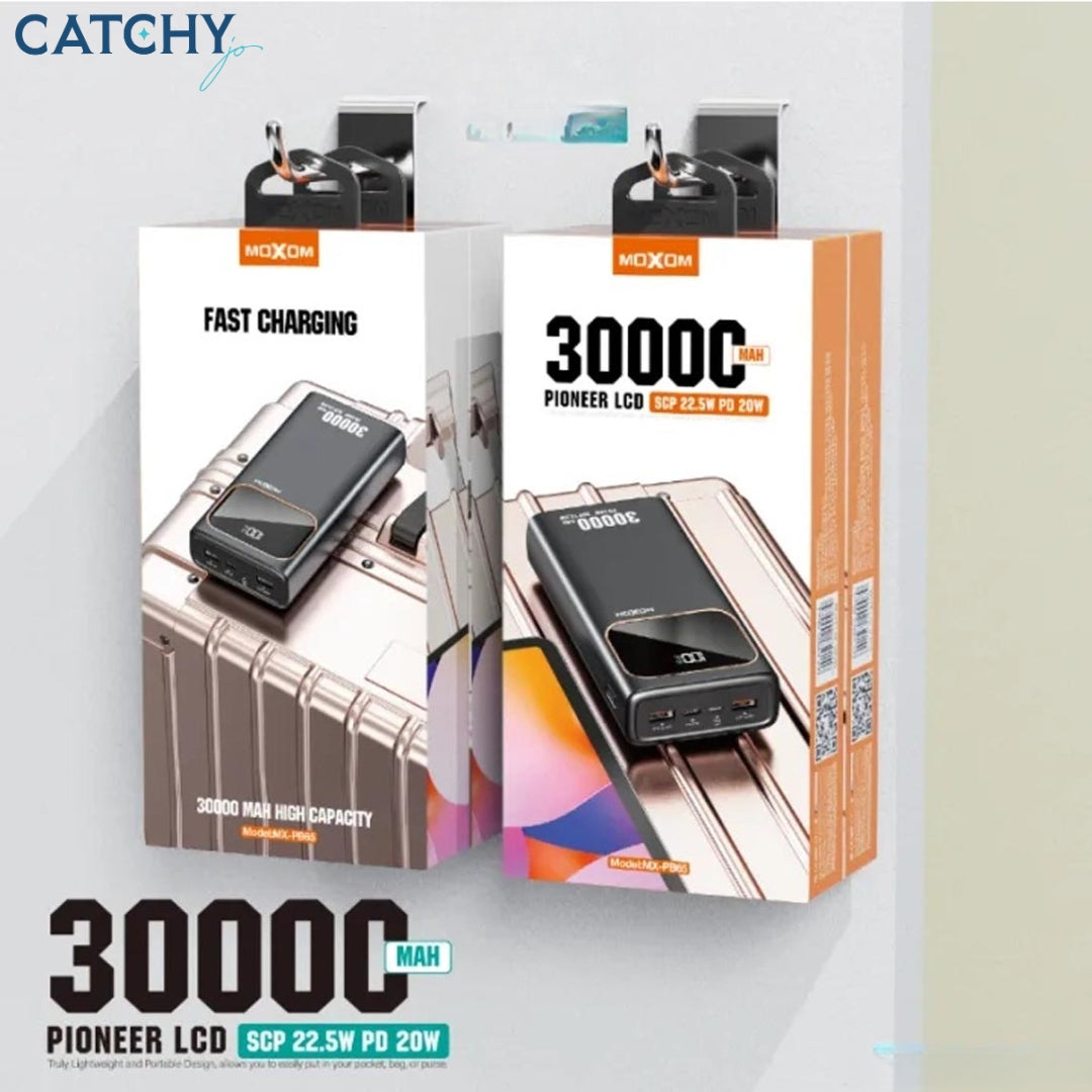 Moxom MX-PB65 Pioneer LCD Power Bank (30000mAh) Moxom MX-PB65 Pioneer LCD Power Bank (30000mAh)