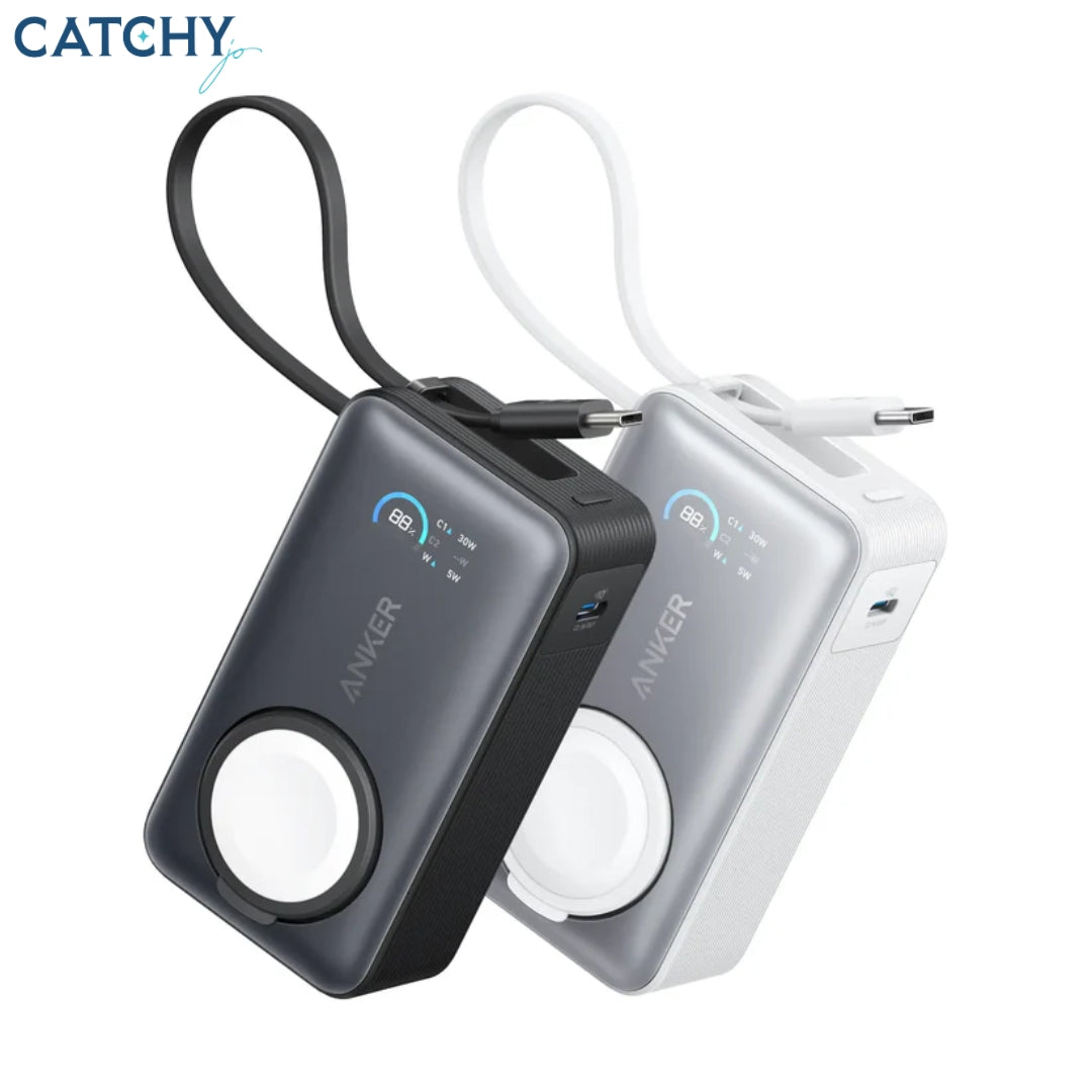 بطارية محمولة Anker MagGo لساعات Apple Watch (35W)