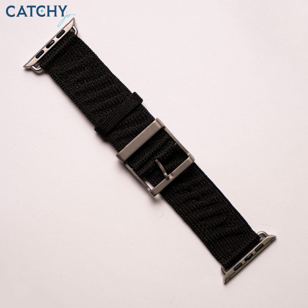 سوار منسوج بنقشة لـ Apple Watch