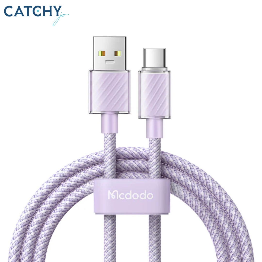 كابل MCDODO من USB-A إلى USB-C - سلسلة Dichromatic