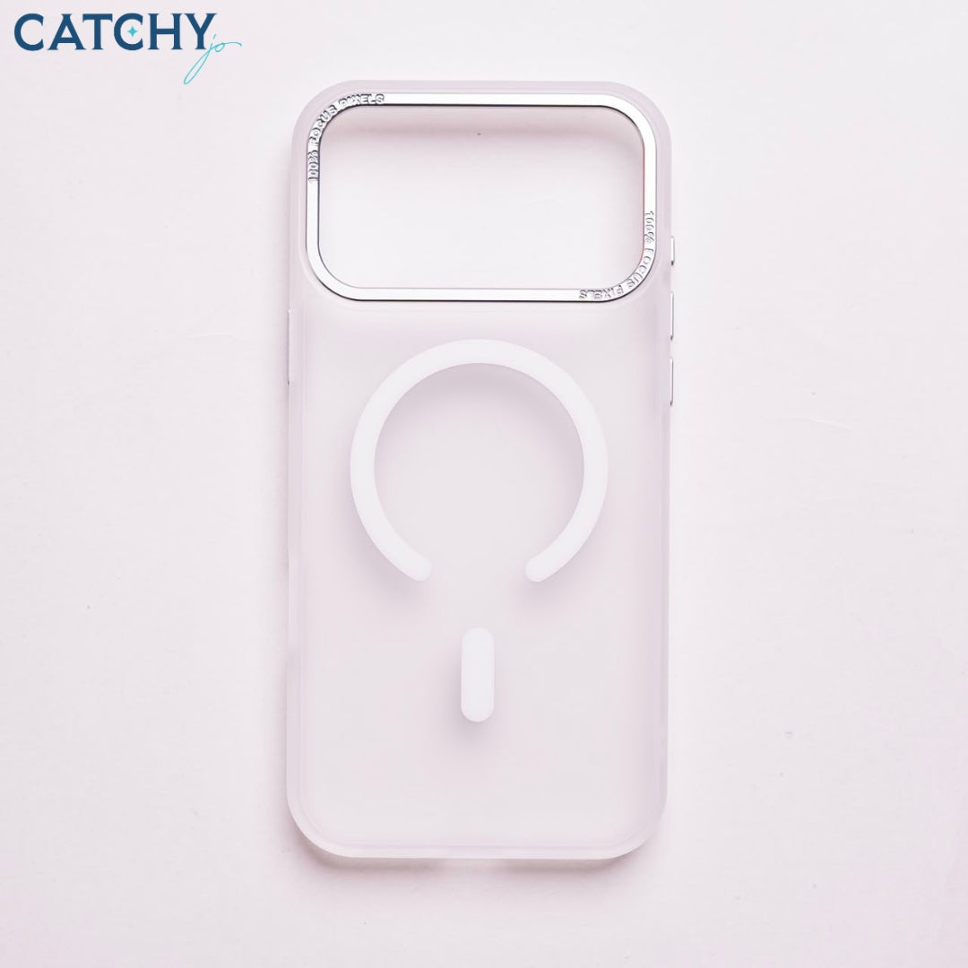 Acrylic Matte Magnetic Wireless Charge iPhone Case