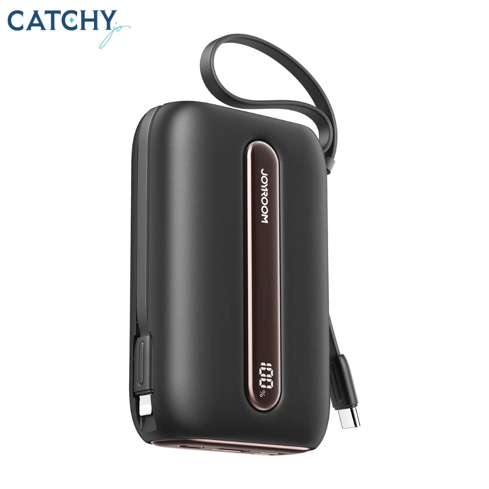 JOYROOM JR-L012 باور بانك ميني سعة 10K مع كابلين 22.5W (10000mAh)