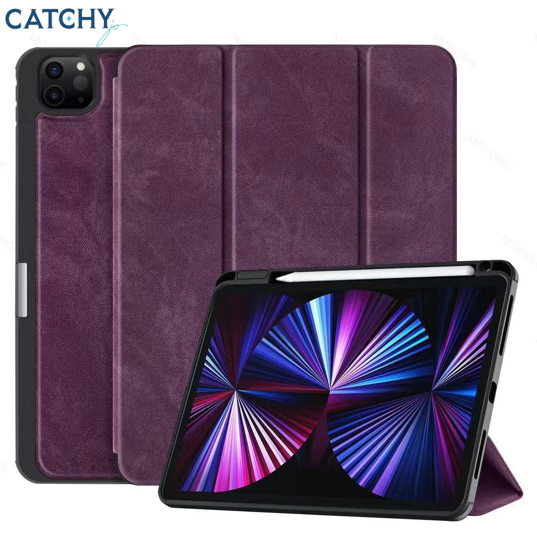 حافظة iPad جلدية منسوجة