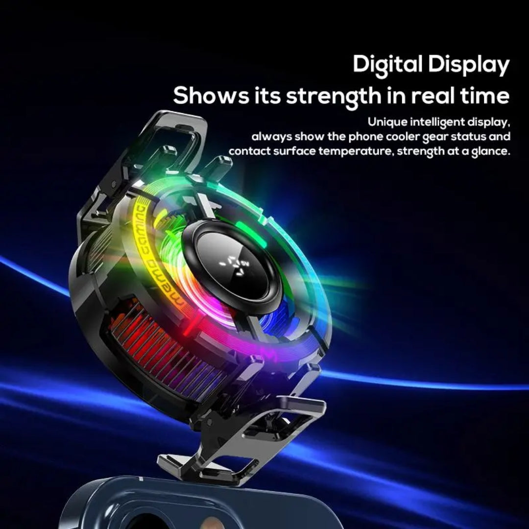 MEMO CX15 RGB Mobile Phone Cooler With Digital Display