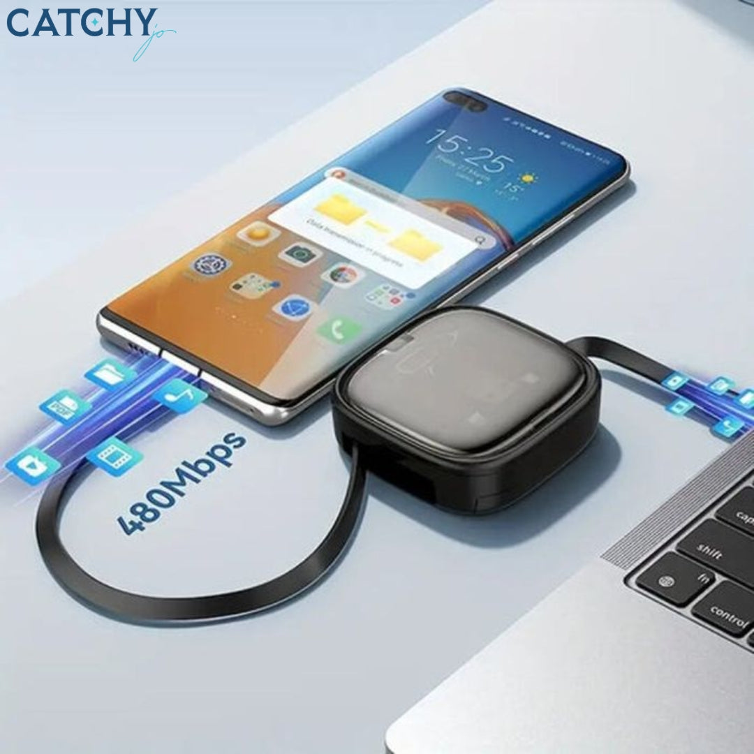 Moxom LX-XB878 Data Cable Set With Connectors (60W)