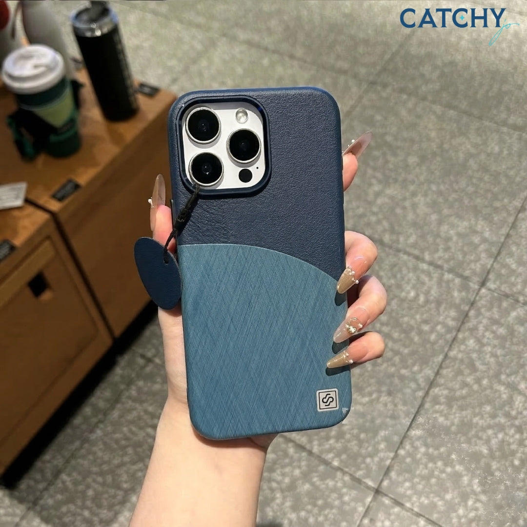 iPhone Genuine Magnetic Leather Case