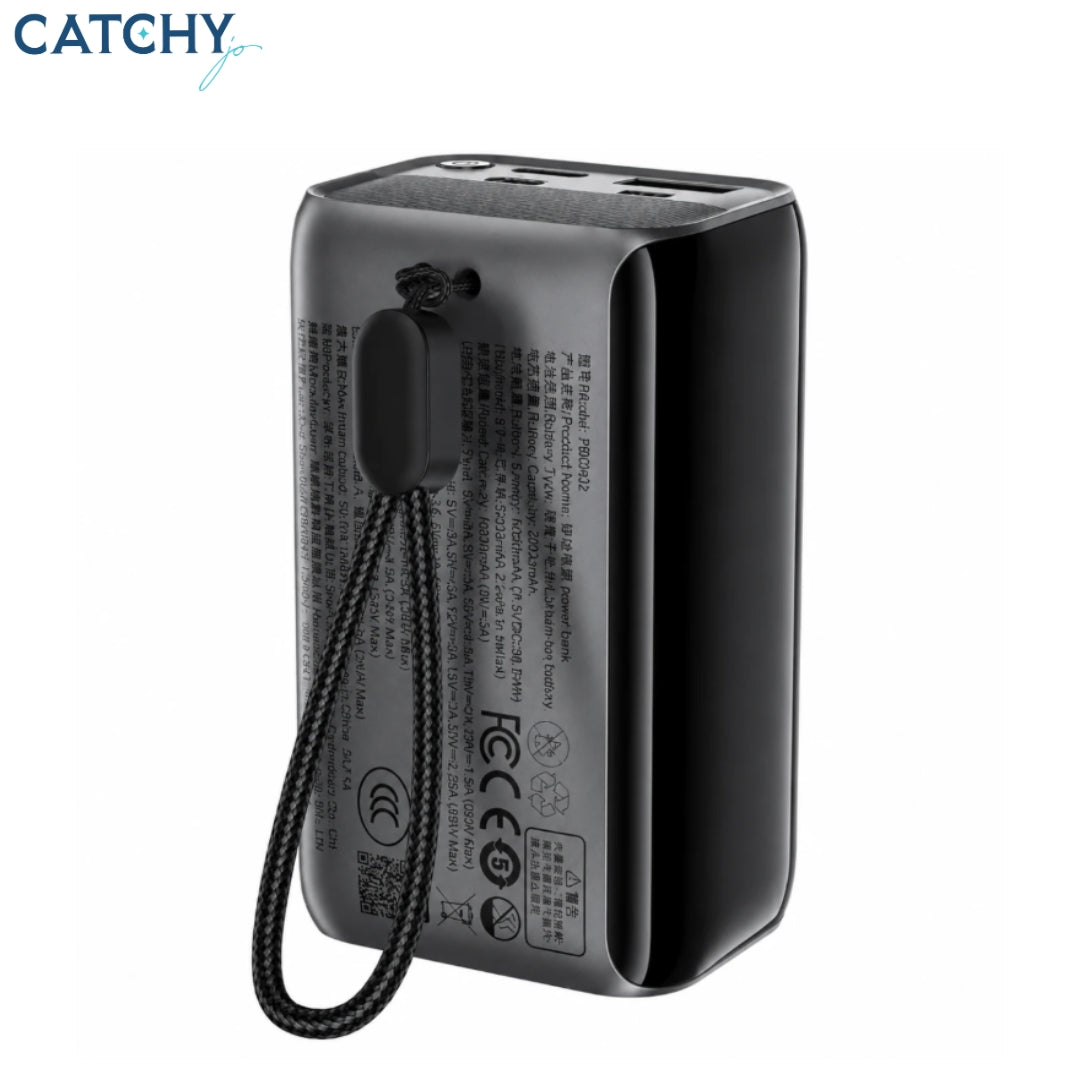 ACEFAST PB0902 Power Bank With Retractable USB-C Cable (10000mAh)