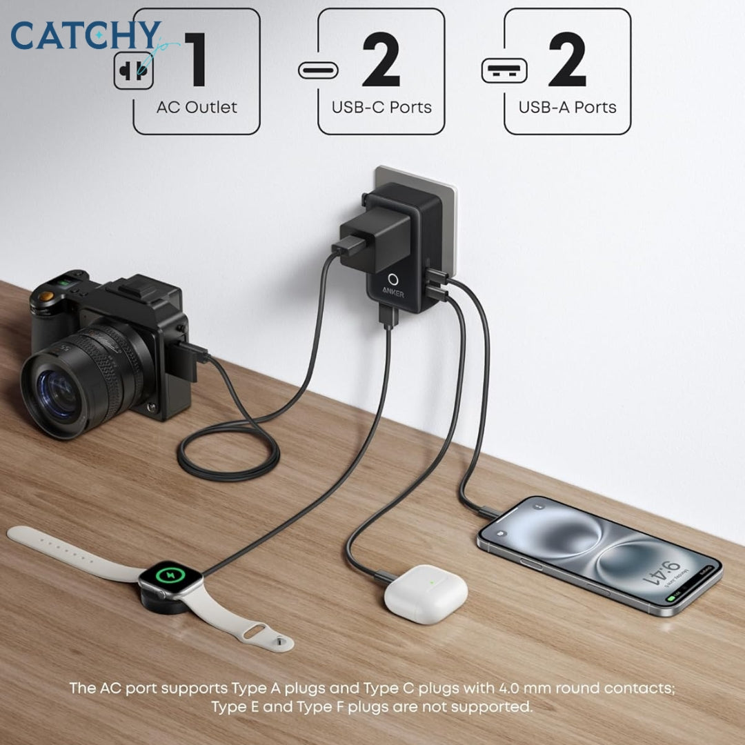 Anker Nano 5-Port Travel Adapter