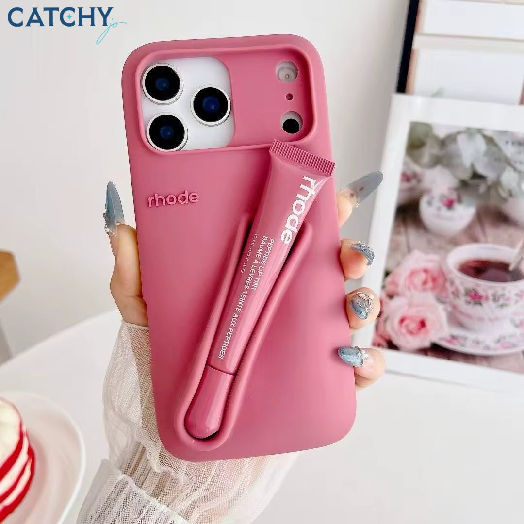 iPhone Rhode Hayley Lip Gloss & Silicone Case