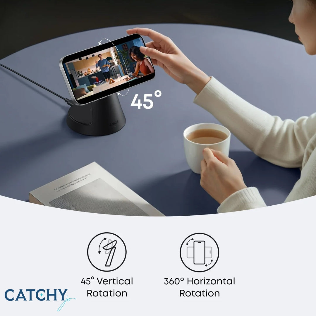 Anker MagGo (3-in-1, Dock Stand) Cable&Charger