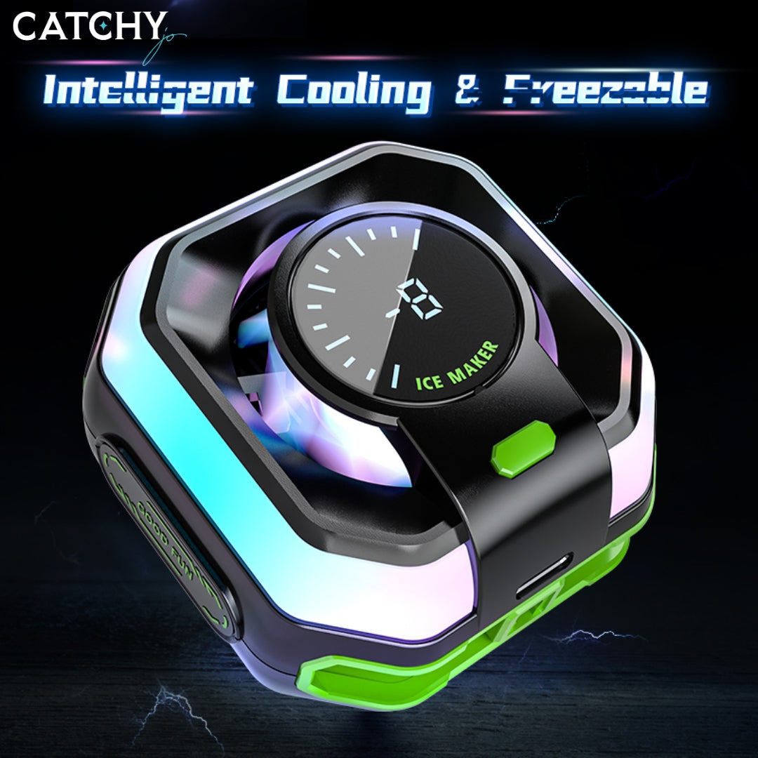 JS86 Digital Display Freeze & Magnetic Semiconductor Mobile Phone Cooler