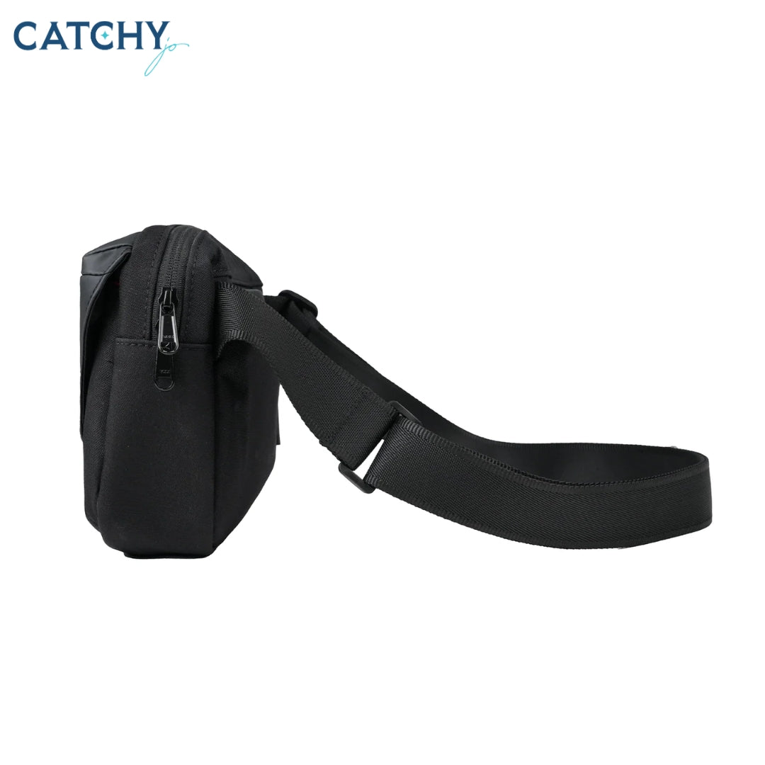 WiWU Warriors EDC Crossbody Bag With Built-in Retractable Fast Charging Cable