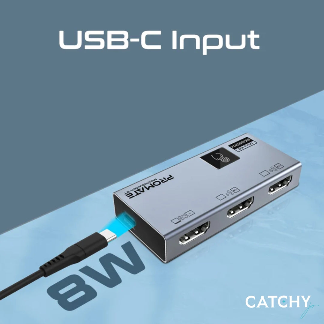 PROMATE MediaSwitch-2T Ultra-HD 8K60Hz HDMI Switch