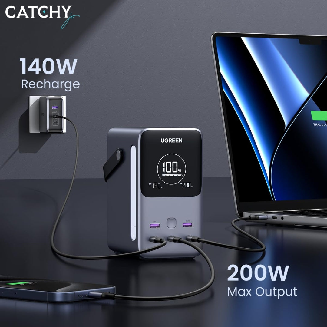 UGREEN Power Bank Portable Fast Charging 48000mAh (300W)