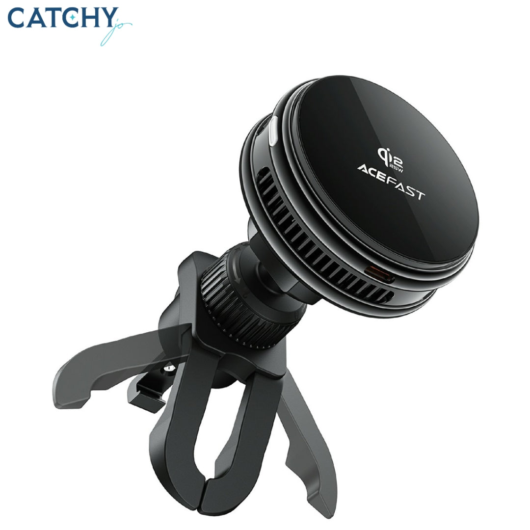 ACEFAST D66 25W Qi2 Magnetic Wireless Charger Car Mount Holder